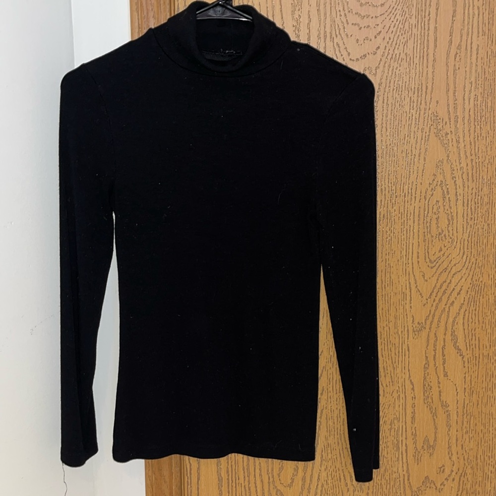 Long Sleeve Black Turtle Neck